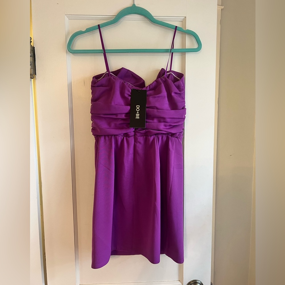 BRAND NEW DO+BE dress purple small